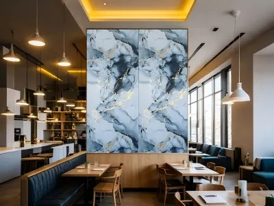 Fördelarna med PVC glänsande mörk marmorplåt för invändig väggdekoration