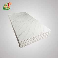 Högblank PVC-marmorskiva